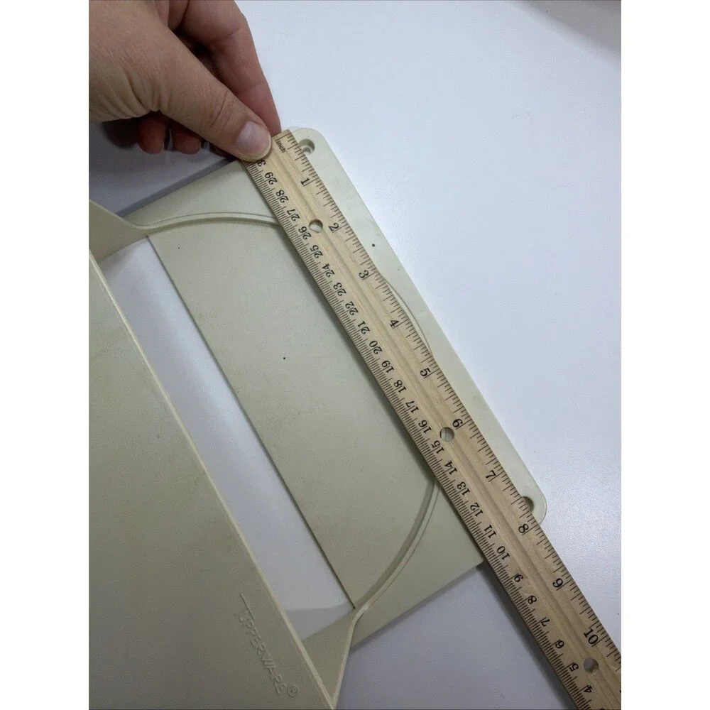 Vintage Tupperware Lid Seal Cover Organizer Holder #1645 #1646 Hold Paper Plates